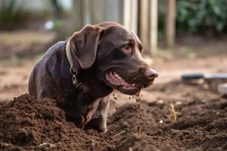 Varför äter hundar jord? (Har de brist på någonting?)