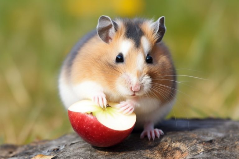 Kan hamstrar äta äpple? (Hur är det med skal och kärnor?)