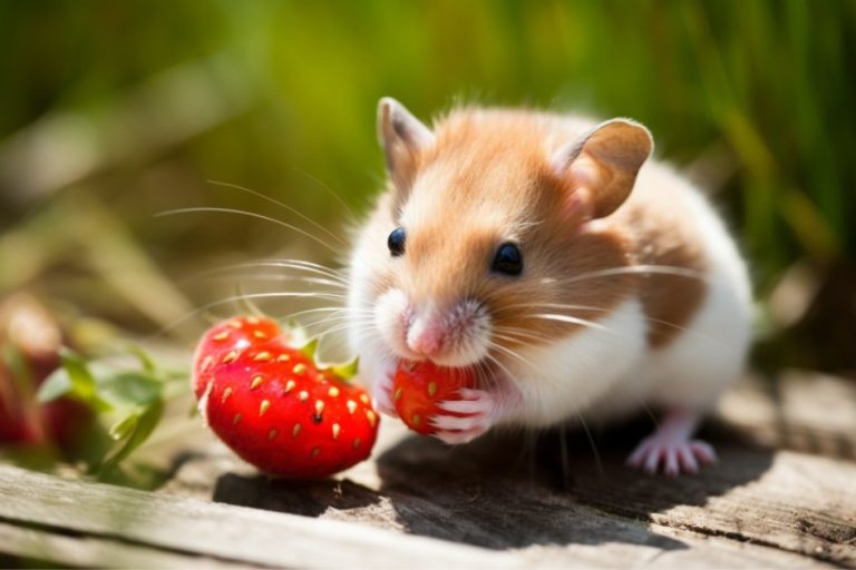 Kan hamstrar äta jordgubbar? (Eller utgör de en hälsofara?)