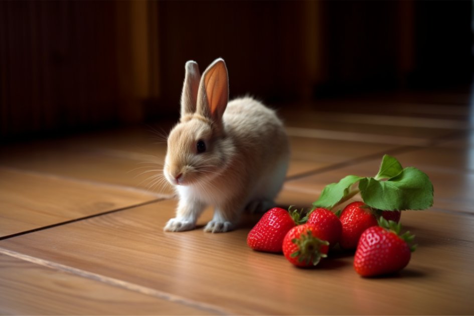 Kan kaniner äta jordgubbar